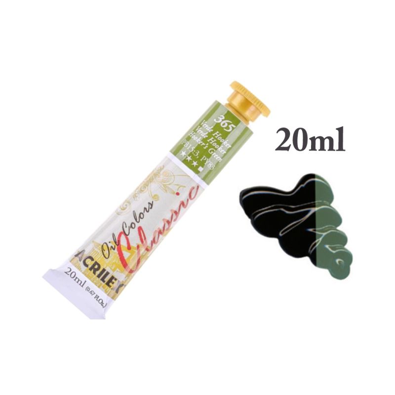 Tinta de Oleo Verde Hooker