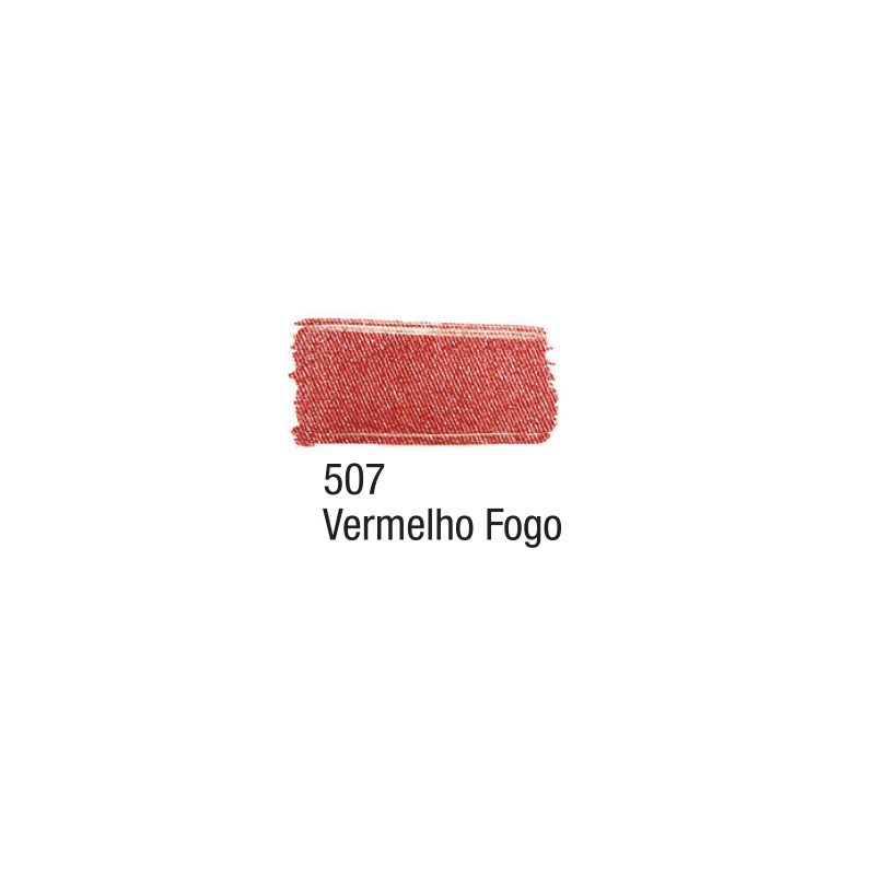 Tinta Tecido Metálica Vermelho Fogo