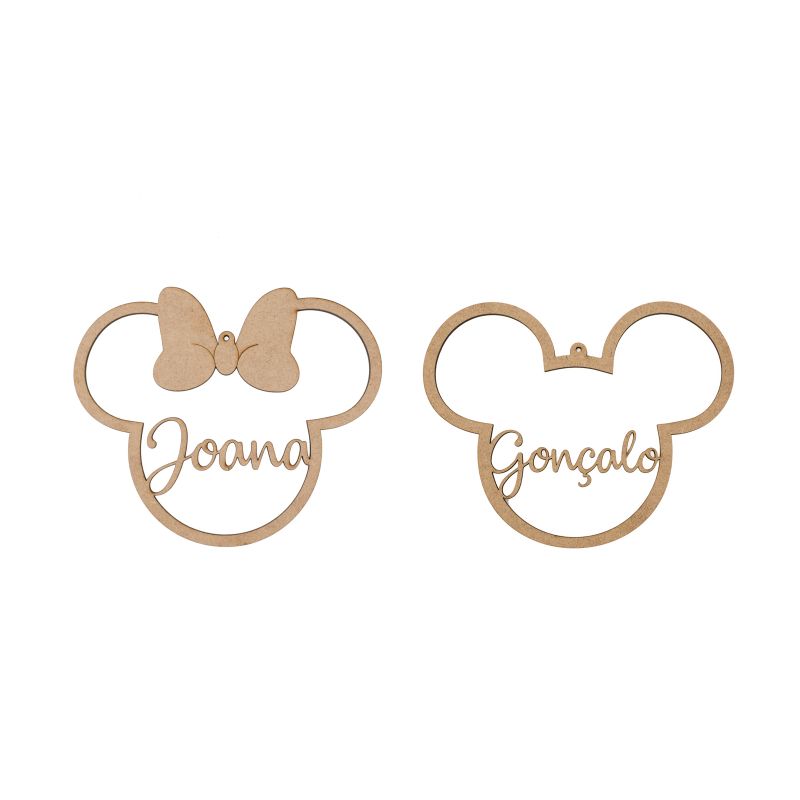 BOLA RATINHO/RATINHA C/NOME PERSONALIZAVEL 15X12.6X0F