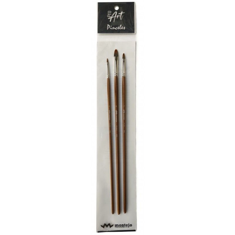 Set Pinceles PROART lengua gato 0.4.8