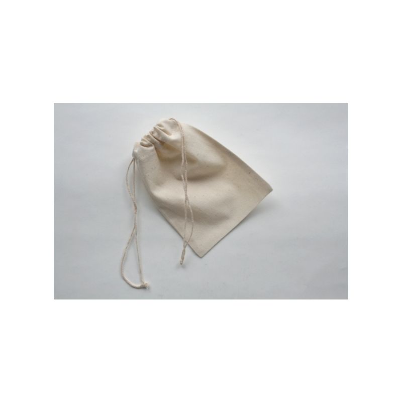 SET 12 BOLSAS TECIDO CRU 10.5X15CM