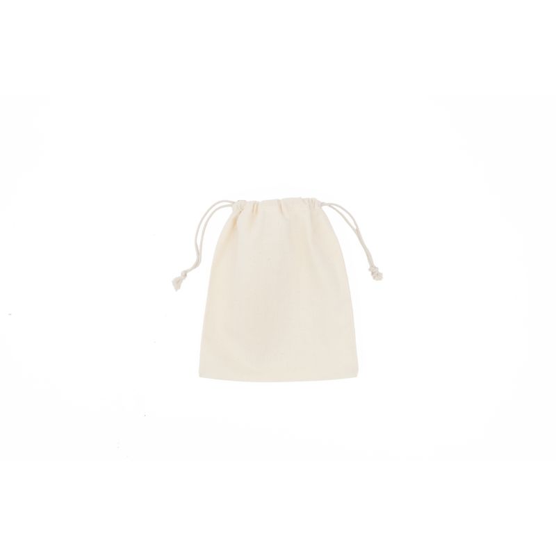 SET 4 SACOS TECIDO CRU C/CORDEL 20X24CM