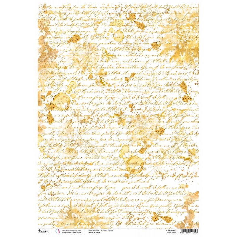 Rice Paper A3 Piuma Oniric Notes