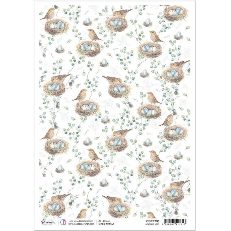 Rice Paper A4 Sparrow Nest