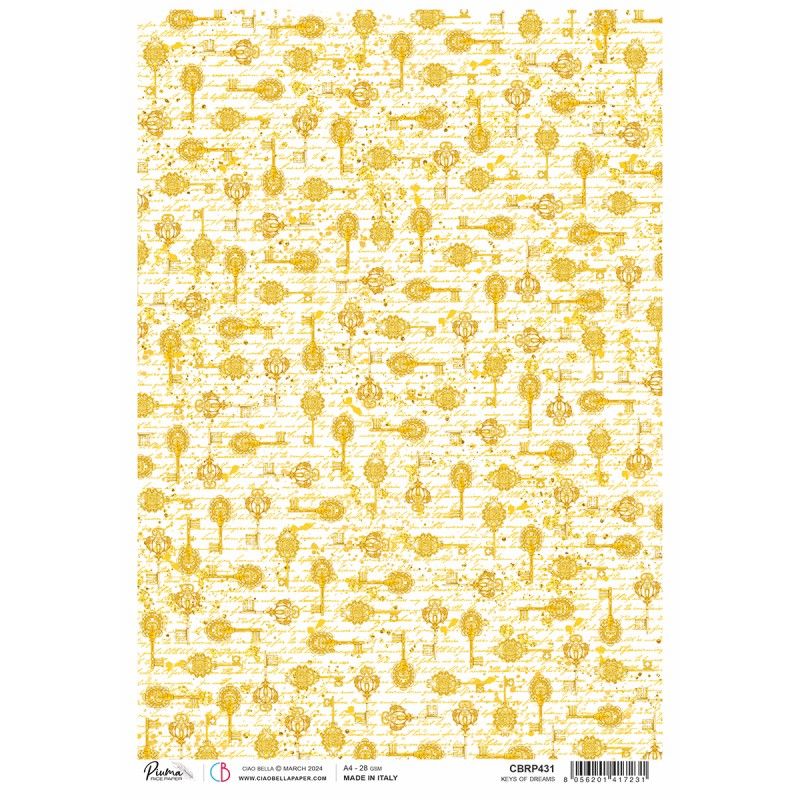 Rice Paper A4 Piuma Keys of dreams