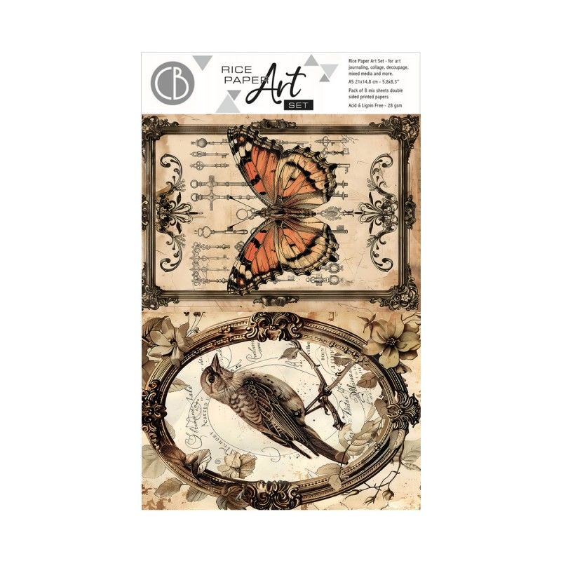 Rice Paper A5 Mixed CABINET OF CURIOSITIES