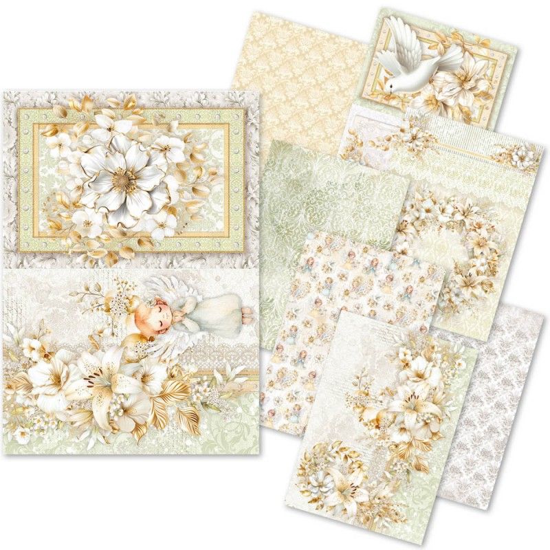 Rice Paper A5 MIXED 8/Pkg Blessing Day