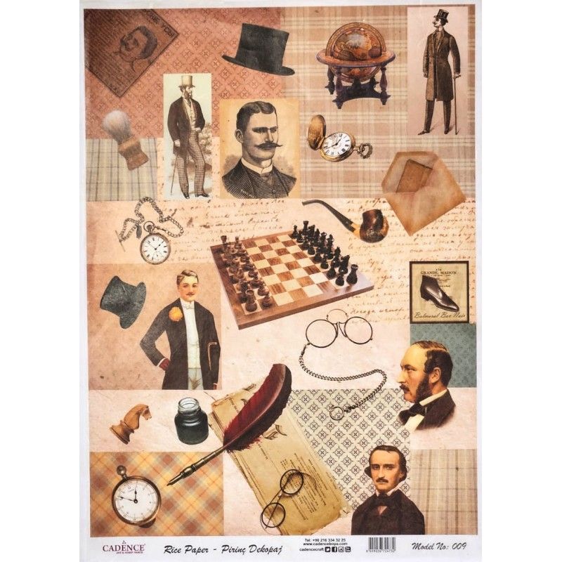 Papel arroz Cadence A3 Nº 009