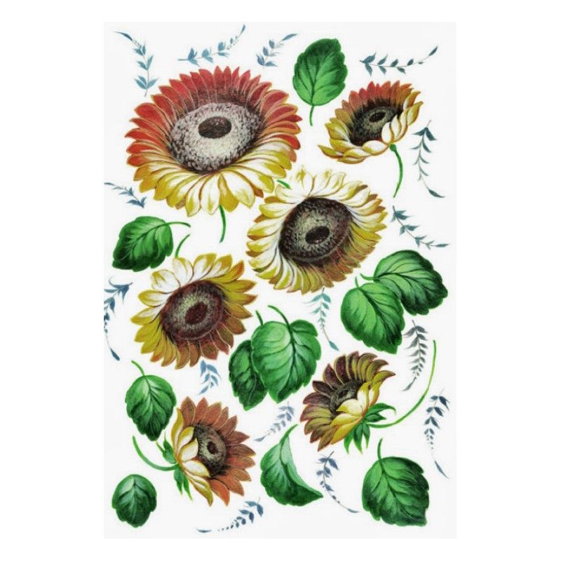 Papel de Arroz GIRASOLES 30x41cm