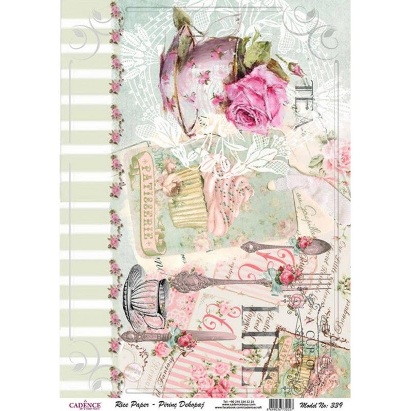 Papel de Arroz TEA LIFE 30x41cm