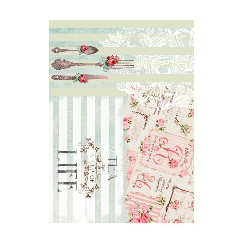 Papel de Arroz TEA LIFE2 30x41cm