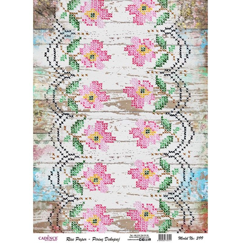 Papel arroz Cadence A3 Nº 399