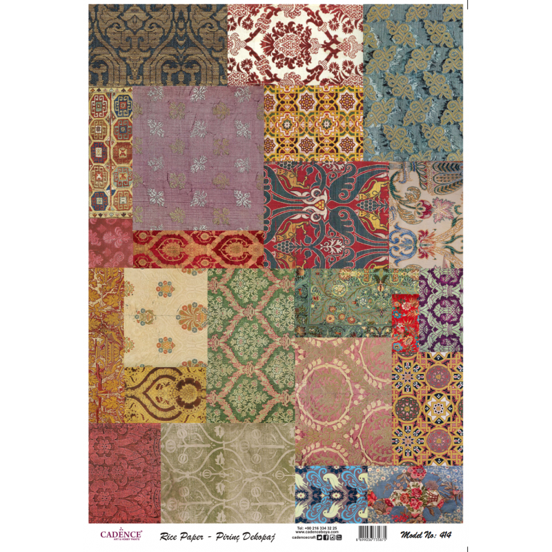 Papel de Arroz ALFOMBRAS 30x41cm