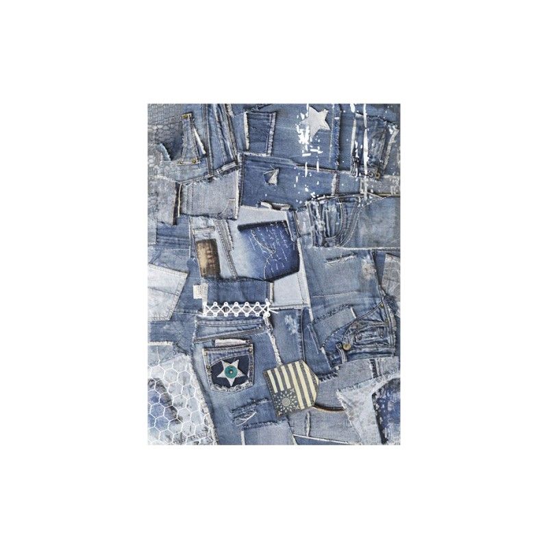 Papel de Arroz RECORTES JEANS 30x41cm