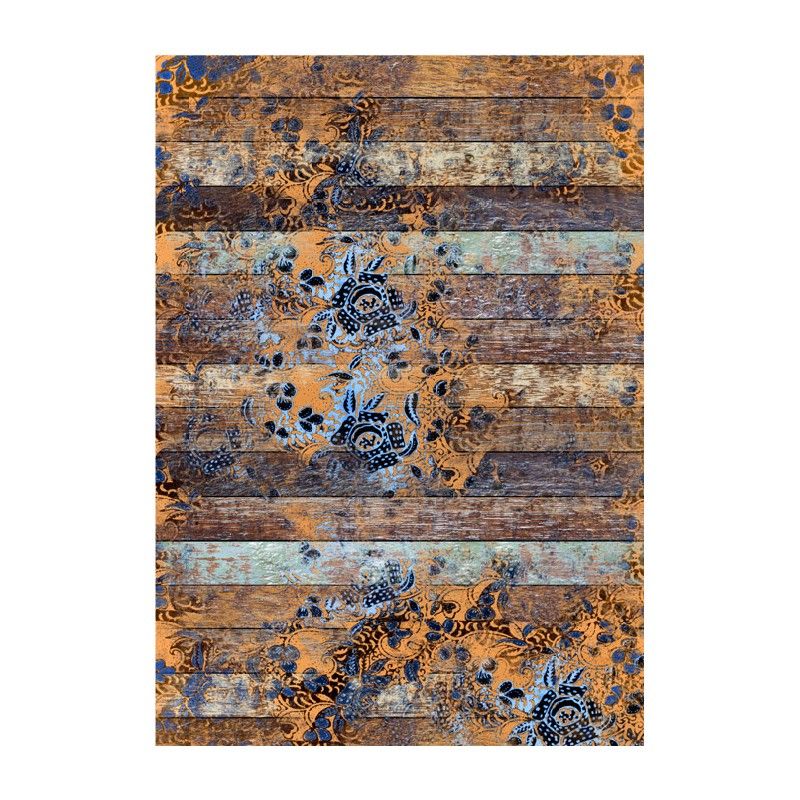 Papel de Arroz TABLAS IMPRESAS NARANJA AÑIL 30x41cm