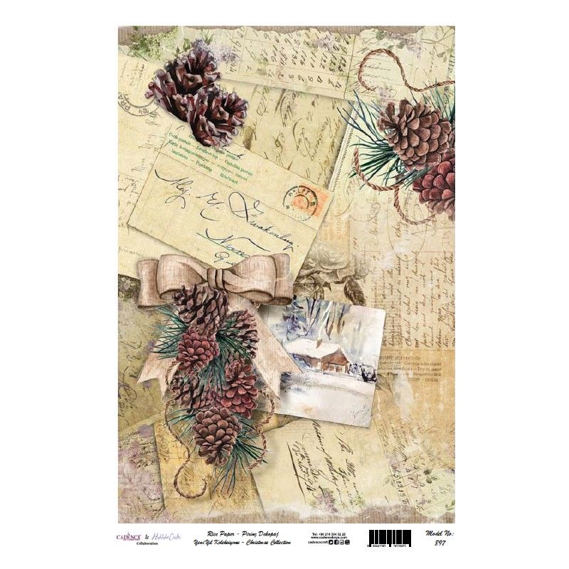 Papel arroz Cadence A3 Nº 897