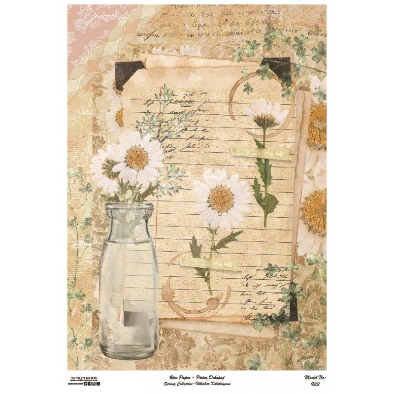 Papel arroz Cadence A3 Nº 933