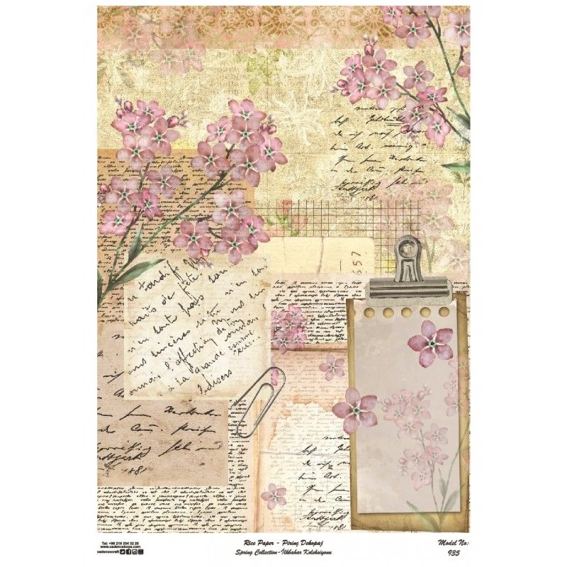 Papel arroz Cadence A3 Nº 935