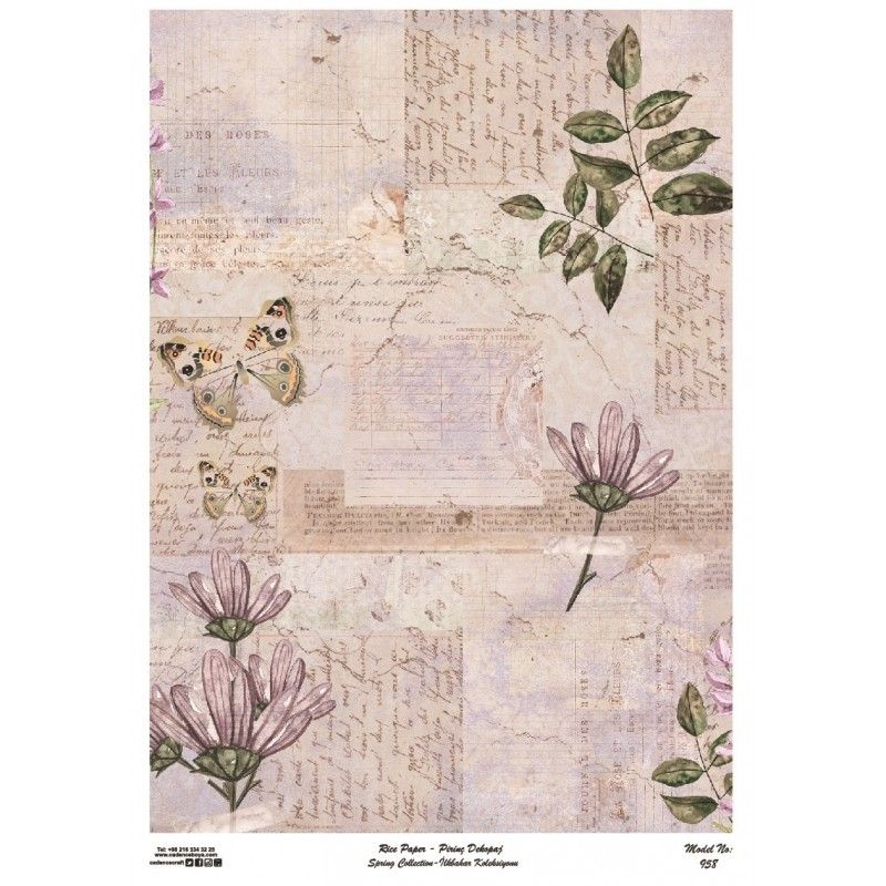 Papel arroz Cadence A3 Nº 958