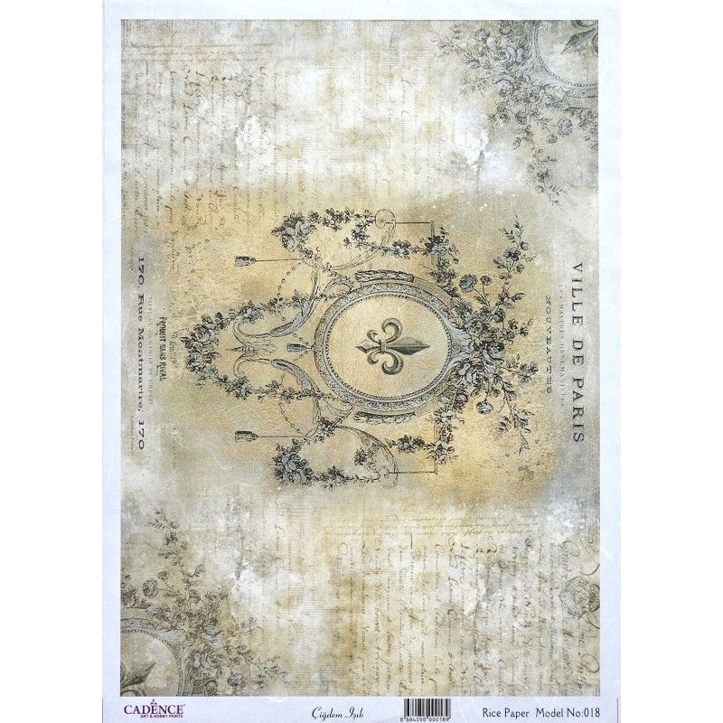 Papel Arroz CADENCE DreamArt A3