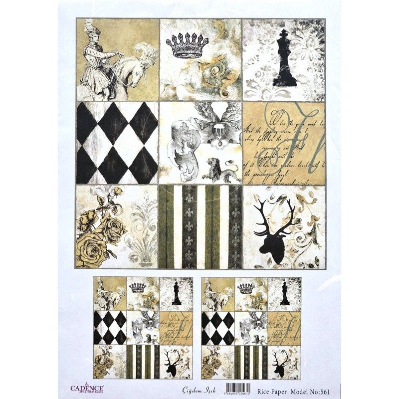 Papel arroz DreamArt Cadence A3