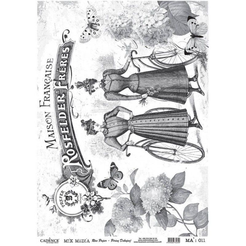 Papel de Arroz ROSFELDER FRERES 30x41cm