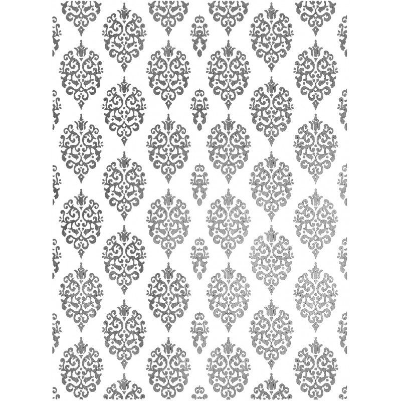 Papel de Arroz Fondo PLATA ARABESCOS 30x41cm