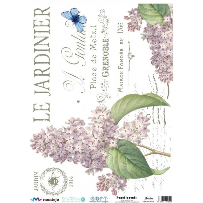 Papel de Arroz Soft A3 30x41cm