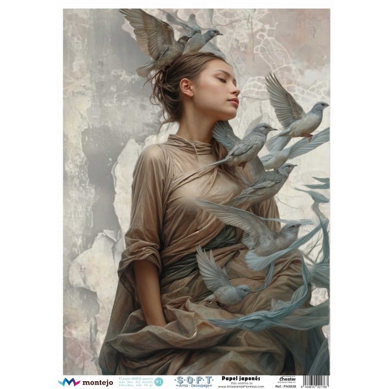Papel de Arroz Soft 30x41cm