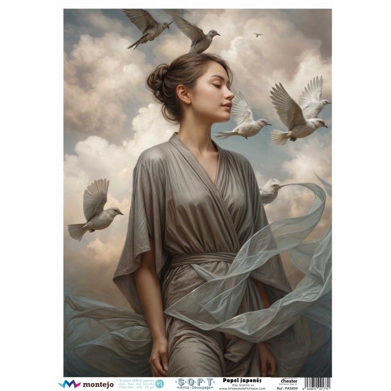 Papel de Arroz Soft 30x41cm