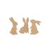 SET 3 COELHOS 21-23.5-25.8X1.6CM MDF