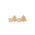 SET 6 APLICACOES PINHEIRO DE NATAL 15.5X6X0.3CM MDF