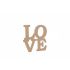 PALAVRA LOVE 20X22X1.6CM MDF