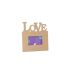 P.FOTO(10x15cm) RECT. LOVE 25X28.1X1.2CM MDF