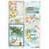 Rice Paper A4 Piuma Summer breeze cards
