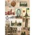 Papel de Arroz POSTALES VINTAGE 30x41cm