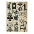 Papel de Arroz HOME VINTAGE DESIGN 30x41cm