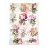 Papel de Arroz ROSAS SOBRE FONDO PASTEL 30x41cm