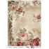 Papel de Arroz PERGAMINO CON ROSAS 30x41cm