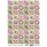 Papel de Arroz MINI BALDOSAS VERDES ROSAS 30x41cm