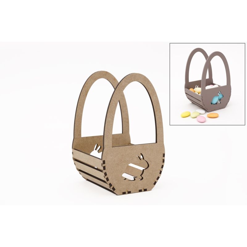 KIT CESTO OVO 9X9X15X0.3CM MDF