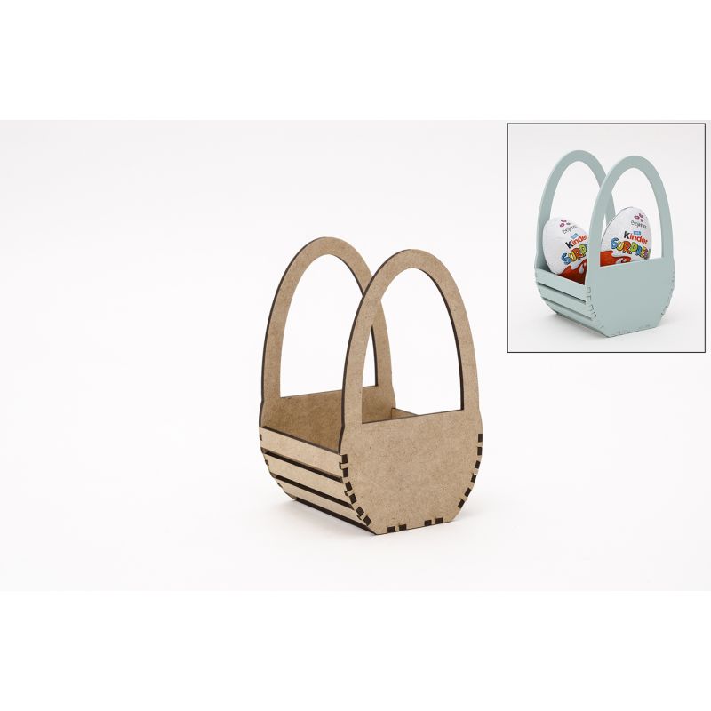 KIT CAIXA CESTO 9X9X15X0.3CM MDF