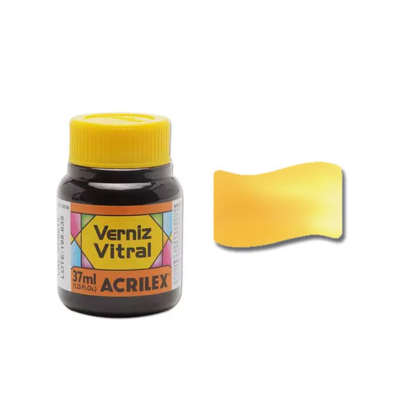 Tinta Vitral Amarelo Cádmio