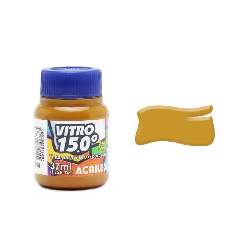 Tinta Vitro Amarelo Ocre