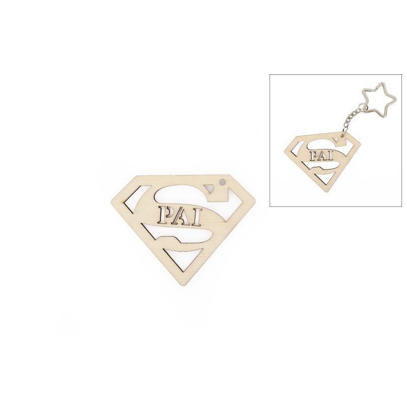 SET 12 PLACAS SUPER PAI 7.5X5.7X0.4CM CHOUPO