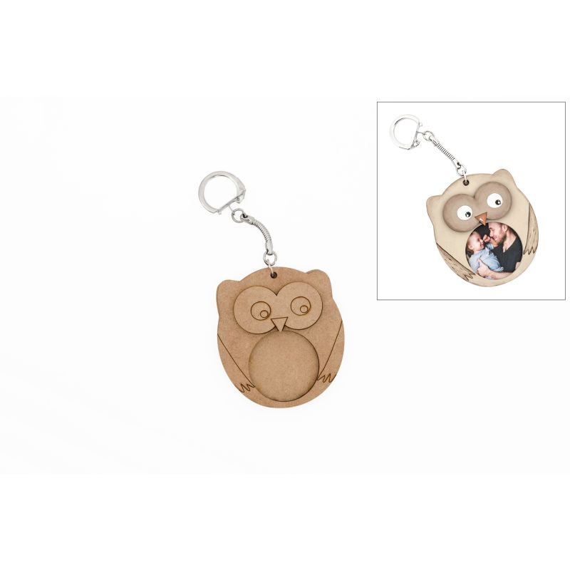 SET 12 PORTA CHAVES MOCHO 6.3X7X0.3CM MDF