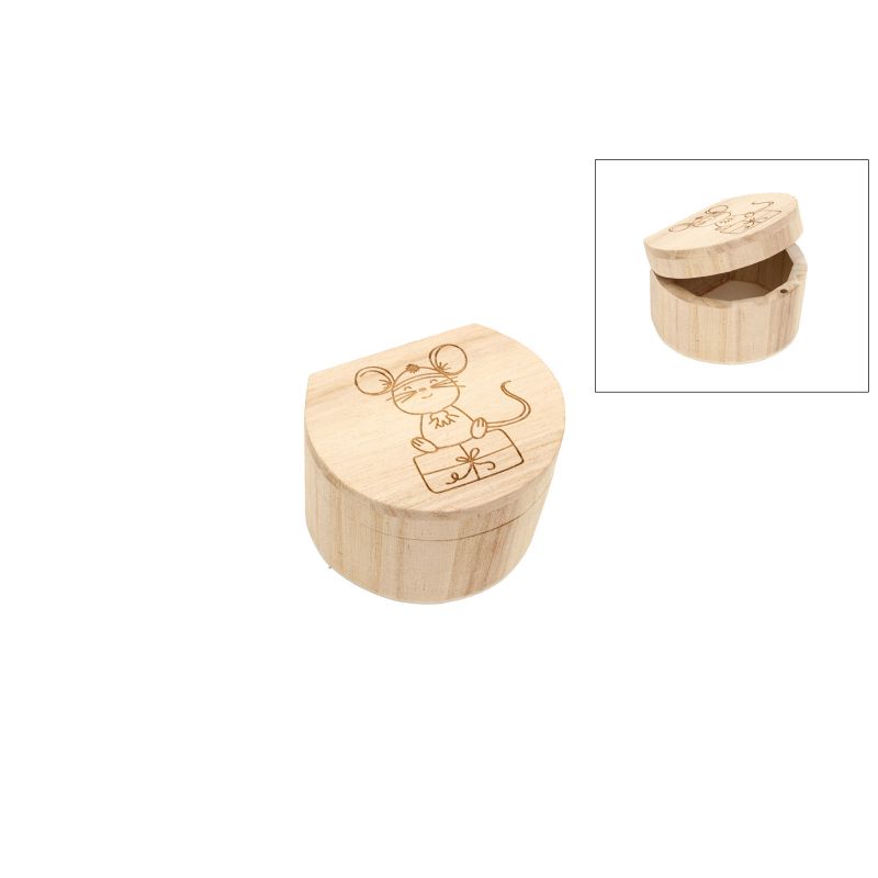 SET 6 CAIXAS C/ RATINHO DOS DENTES 8X7X5CM