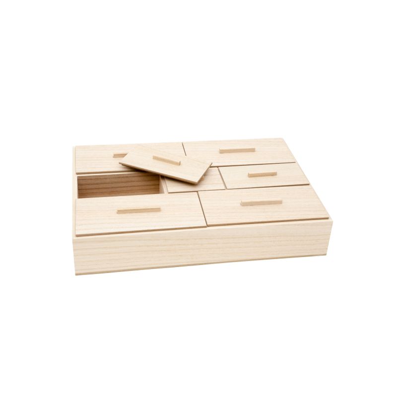 CAIXA C/7 DIVISORIAS 35X24X6.5CM