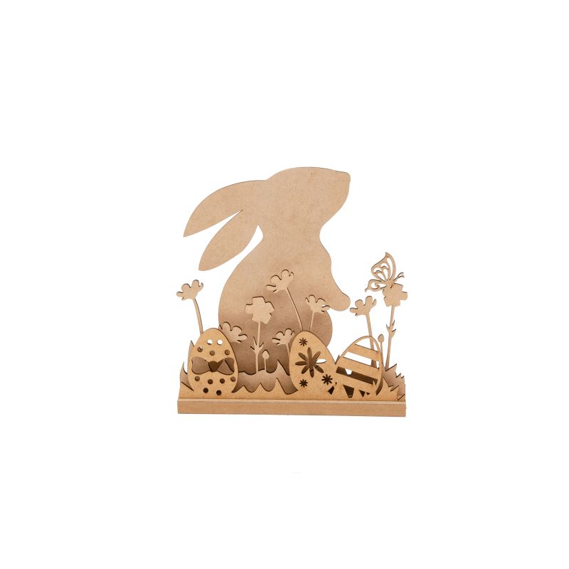 CENÁRIO PÁSCOA 20X5X20.5X0.3CM MDF