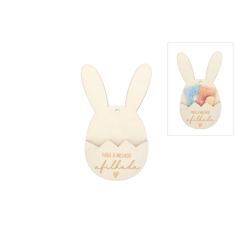 APLICAÇAO COELHO SET 2: 9X15X0.3CM CHOUPO